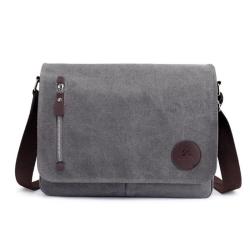 WTB055 Fashion Casual Popular Messenger Bag For Men Canvas One Shoulder Crossbody Bags Ins Small Square Bag