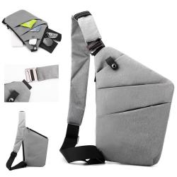 Anti theft and fashionable chest bag for men's new style