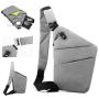 Anti theft and fashionable chest bag for men's new style