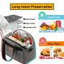 2024 New Innovations Insulated Lunch Bag for Women Reusable Lunch Box Cute Cooler Tote for Work Picnic or Travel