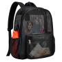 China Manufacturer Fashion Summer Heavy Duty Transparent Mesh Mini Backpack For Student