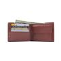 High quality men genuine leather trifold wallet rfid blocking custom wallet