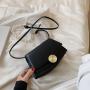 2022 New Fashion Lady Designer Bag Pearl- String Handle  Solid Color PU Leather Flap Cross Body Bag  Unique Style Small Handbag