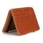 CUIKCA Credit Card Holder Pu Leather Mens Black Minimalist Business Simple Wallets Oem Hot Money