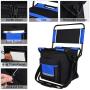 Custom Outdoor Portable Collapsible Comfortable Leisure Beach Camping Fishing Stool Insulated Cooler Bag with Chair