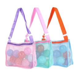 HR707 Hot Sale Children Beach Mesh Handheld Bag Fashion Gym Toiletries Swimming Storage Bag Toy Storage Travel Shoulder Bag
