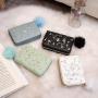 Short Embroidery Card Bag 2024 Ladies Coin Purse New Design Small Bag Female Wholesale Fashion Wallet Coin Purse