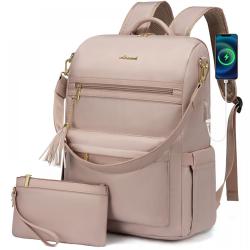 LOVEVOOK custom waterproof women backpack bag with 15.6 inch laptop pocket lightweight nylon casual backpacks for school college
