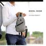 ZX033 Anti-Theft Waterproof Sling Shoulder Bags Outdoor Sports Chest Bag Travel Hiking Men Crossbody Chest Bags for Running