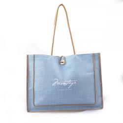 2023 Custom Logo Printing Jute Hessian Shopping Tote Gift Bags Eco-friendly Burlap Jute Beach Shopping Bag For Girl
