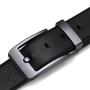 Wholesale customized men leather belt genuine leather alloy pin buckle men's belt