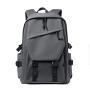 New Fashion Plain Style Large Capacity Travel Bagpack Teenagers College Schoolbag Leisure Travel Backpack For Students Boys