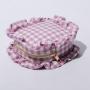 Low Price Guarantee Quality Ruffle Cosmetic Bag Cosmetic Bags & Cases Plaid Lace Cute Pouches Cosmetic Bags