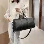 2021 Multifunctional woven pu braided leather satchels men waterproof large duffle bag travel hand bag sac de voyage
