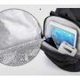 Custom Large Capacity Waterproof Men Sport Travel Duffle Bag With Logo Travel Backpack With Shoe Compartment  Nylon Gym Bags