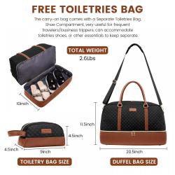 LOVEVOOK women luxury travel bag with logo folding large capacity travel sports luggage duffel cosmetic gym weekender bags