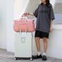 Large capacity portable fitness shoulder independent shoe compartment yoga travel bag