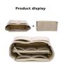 KBW052 2023 New Felt Bag High Quality Felt Cosmetic Storage Package Foldable Convenient Felt Cosmetic Bag with Key Chain