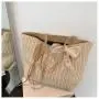 Handmade Summer Beach Straw Tote Bag for Beach Travel