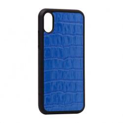 Full Grain Embossed Crocodile Leather Phone Cover For iPhone X/Xs/Xs Max