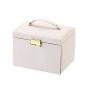 KBW684  Simple Drawer Jewelry Organizer Creative Coiled Silk Pattern Jewelry Box High Quality Earrings Earrings Ring Jewelry Box