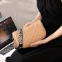Fashion shoulder bag women 2024 new summer lady  texture messenger bags embroidery armpit bag