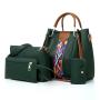 4 Piece Women's Bags New Crossbody Bag Fashion Mother's Bags Large Capacity Trend Shoulder Women's Handbag Color Collision