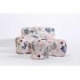Low MOQ Stock Women Fashion Printed Leopard Makeup Bag Cosmetic Zipper Bag