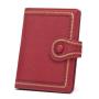 HR545 Women's Short Buckle Coin Wallet Retro Pu Wallet Horizontal Square ID Card Holder Purse Casual Business Passport Holders