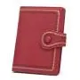 HR545 Women's Short Buckle Coin Wallet Retro Pu Wallet Horizontal Square ID Card Holder Purse Casual Business Passport Holders
