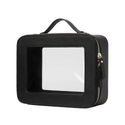 ODM OEM NEW Arrival 2023 Aopiya wholesale custom TPU portable clear cosmetic bag organizer with zipper large capacity