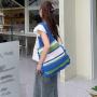 XL332 New Version Shoulder Bag Vintage Handmade Woolen Knitting Bag Lightweight Ladies Tote Bag Imported Shopping Handbag