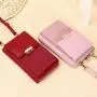 KBW772  New Solid Colour Simple Ladies Mobile Phone Bag Purses Handbags High Quality PU Shoulder Crossbody Women Wallet