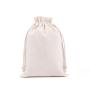 Factory Direct Canvas Drawstring Bag Blank Cotton Rice Bag Can Be Printed for Flour Storage
