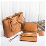 KBW709 Women Bag Retro Shoulder Handbag New Fashion High Quality Ladies Slanting Cross Four Pieces Mother Bag