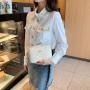 Embroidery Camera Bag 2024 Cross-border Women's Bags Wholesale Casual Small Square Shoulder Bag
