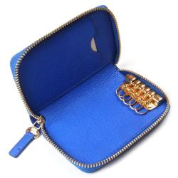 Billeteras Luxury Designer Custom Genuine Ostrich Skin Leather Key Case Mini Card Package Business Small Zip Key Holder Wallet