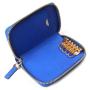 Billeteras Luxury Designer Custom Genuine Ostrich Skin Leather Key Case Mini Card Package Business Small Zip Key Holder Wallet