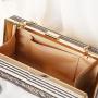 Fashion evening bag crystal diamonds party credit card black rhinestone no limit purse