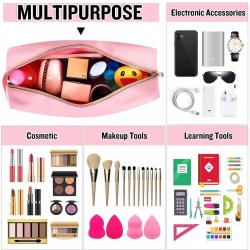 Factory Custom Leather nylon Travel Case Makeup Bag Women's Cosmetic bag