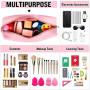 Factory Custom Leather nylon Travel Case Makeup Bag Women's Cosmetic bag