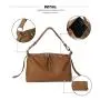 2024 new design fashion casual women on the shoulder Pu leather bag ladies casual simple fashion handbag
