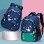 ZR934 Fashion Schoolbag Children Pupil Cartoon Oxford Primary Backpack Reflective Strip Safety Kids Bag Soft Waterproof Baby Bag