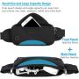 Gelory Multi-function Waterproof Outdoor Sports Fanny Pack Adjustable Waist Belt Bags With Dual Pockets Design For Jogging Fitness