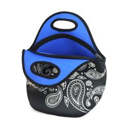 Small Neoprene Lunch bags Thick and Reusable Thermal Lunch Tote Bag with Zipper for Adults Kids