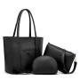 New Custom Pu Leather Purse Ladies Handbag Three-piece Set Luxury Handbag For Women Designer