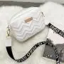2024 Ladies Korean Wave Pattern Embroidery Bag Fashionable Single Strap Square Bag with Printed Shoulder Foreign Trade