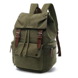 Factory Direct Sales of New Trendy Canvas Bags Korean Version Student Travel Backpacks Shoulder Computer Bags Casual Sports