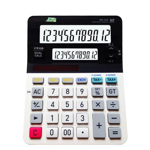 Specialized Scientific Function Machine Equation Solving Calculator MV210 Dual Screen 10 Digit 12 Digit High School Student ZHE