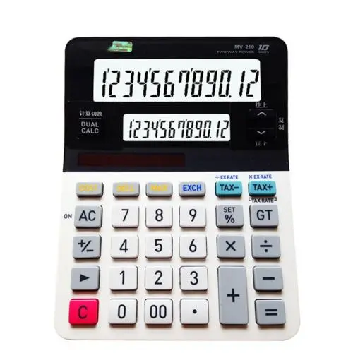 Specialized Scientific Function Machine Equation Solving Calculator MV210 Dual Screen 10 Digit 12 Digit High School Student ZHE